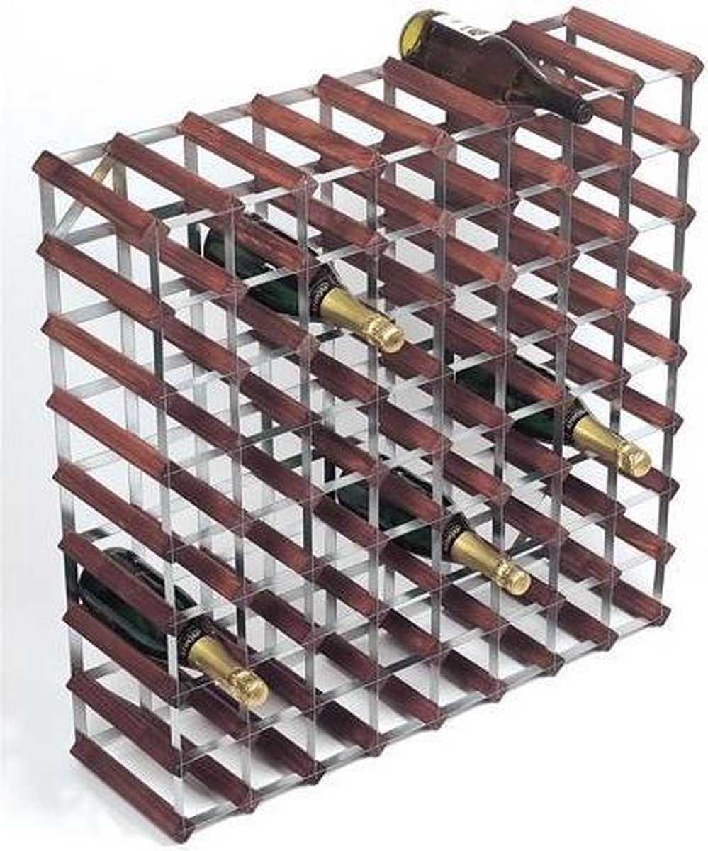 RTA - Traditional wine rack 72 bottles dark wood