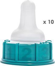10x lekvrije Materni 1-2-3 spenen groen voor baby's >2