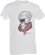 D.five T-shirt Met Print Heren Katoen Wit/rood Maat Xl