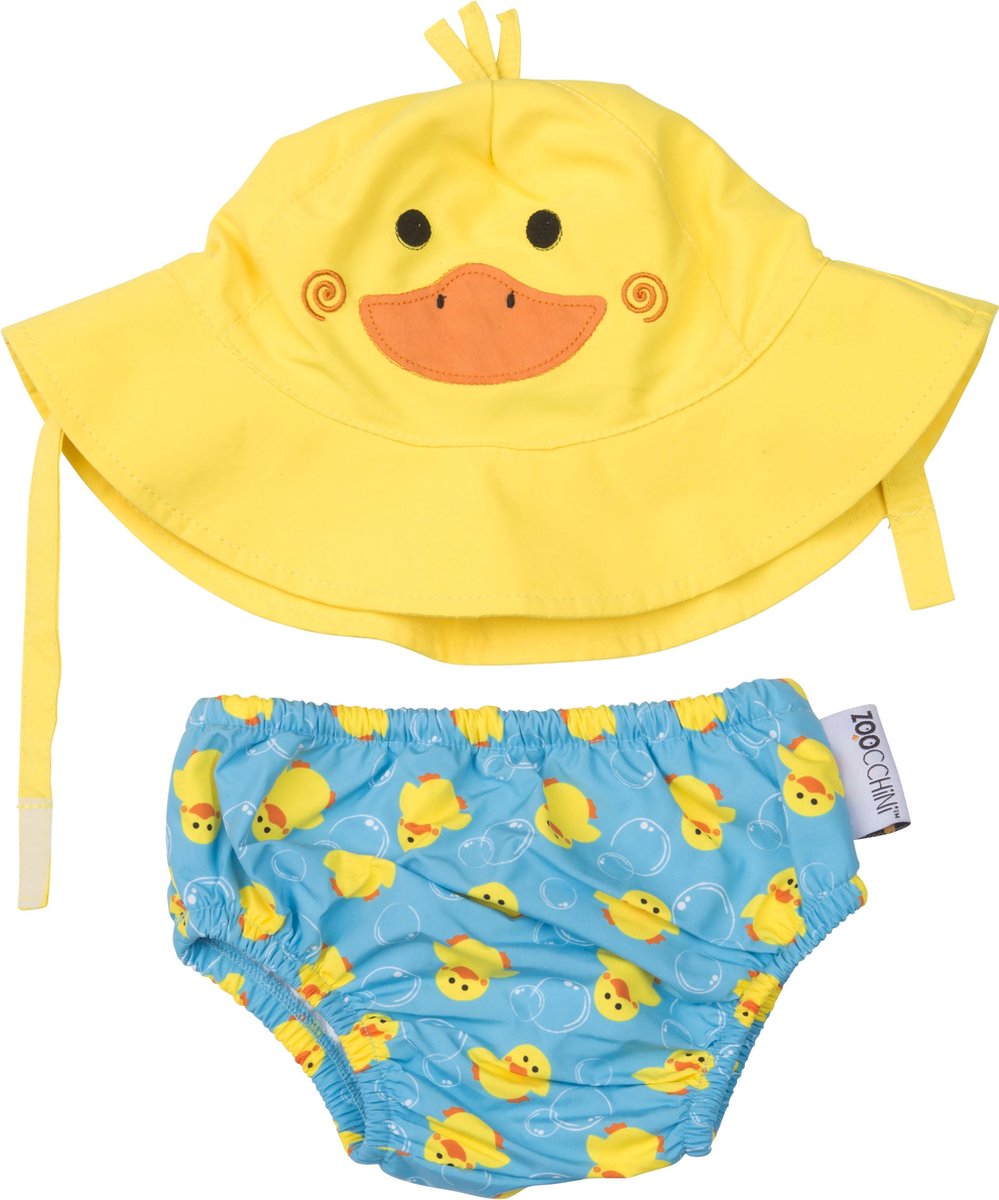 Zoocchini UV zwemluier setje Puddles the Duck - maat M