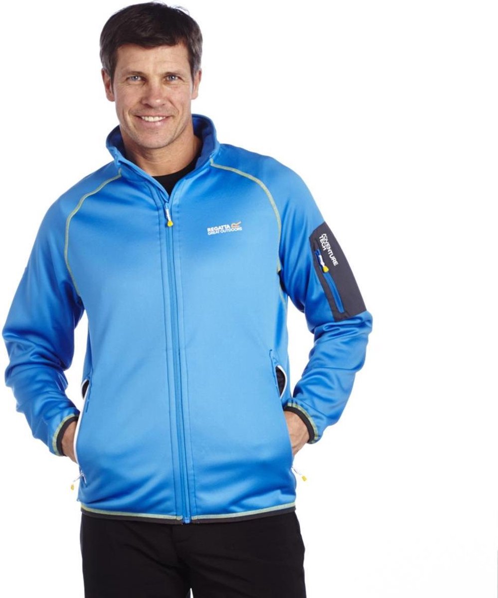 Regatta Heren Degan Softshell Blauw Maat XXXXXL ( 5XL / 66 )