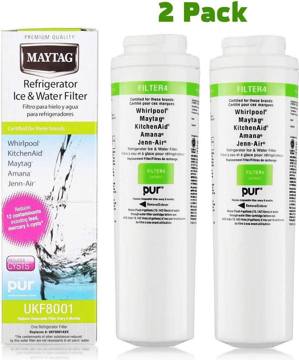 2X WPRO UKF8001/1 - 484000008612 -  Amana Waterfilter UKF8001