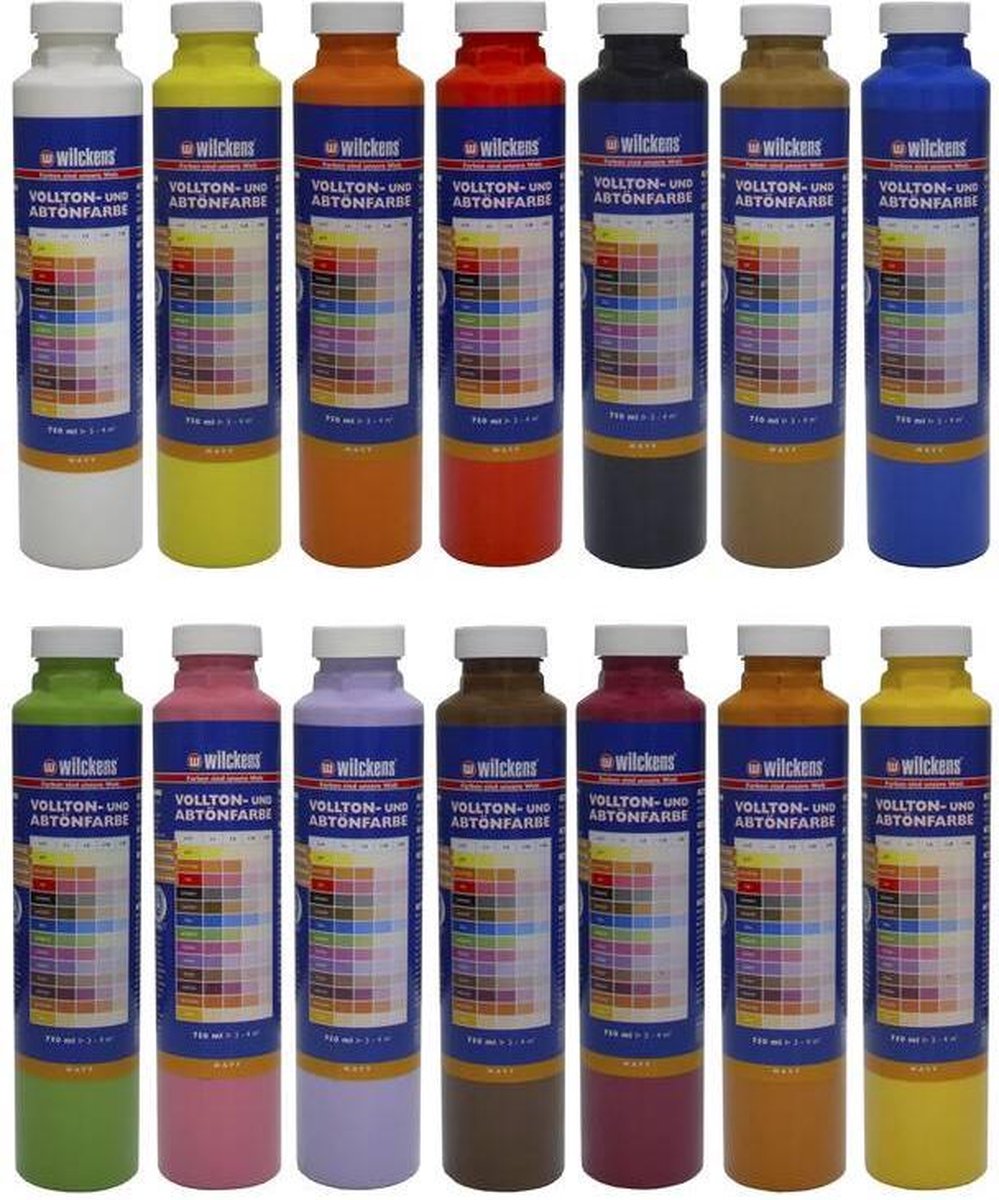 Wilckens Volledig getint kleuren verf