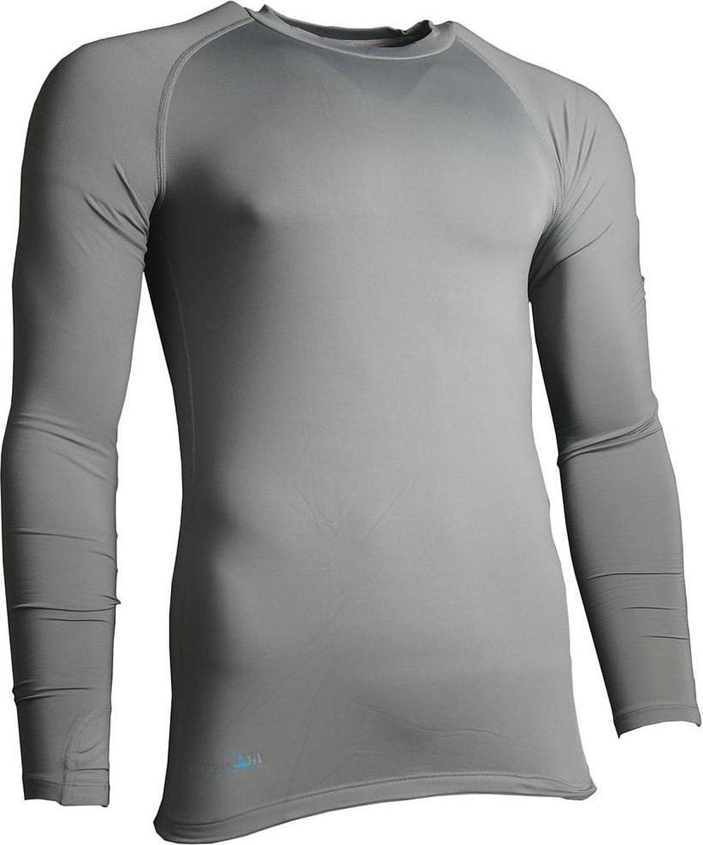 Precision Training Thermoshirt Basislaag Junior Polyester Grijs Maat S