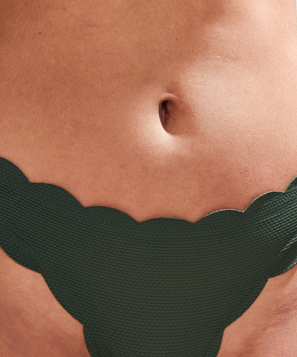 Hunkemöller Dames Laag rio bikinibroekje Scallop Glam - maat M