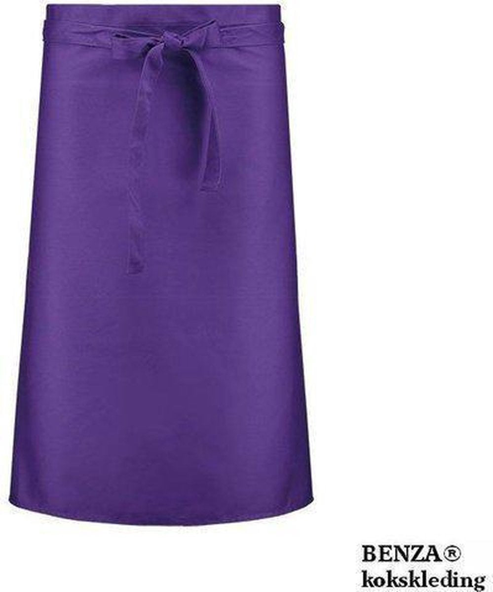 Benza France horeca kokssloof - Paars - 96 x 71 cm