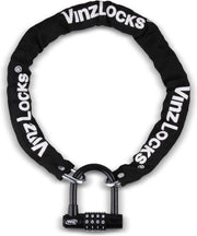 Vinz Hunter Kettingslot / Fietslot met losse Padlock 8mm - 90cm