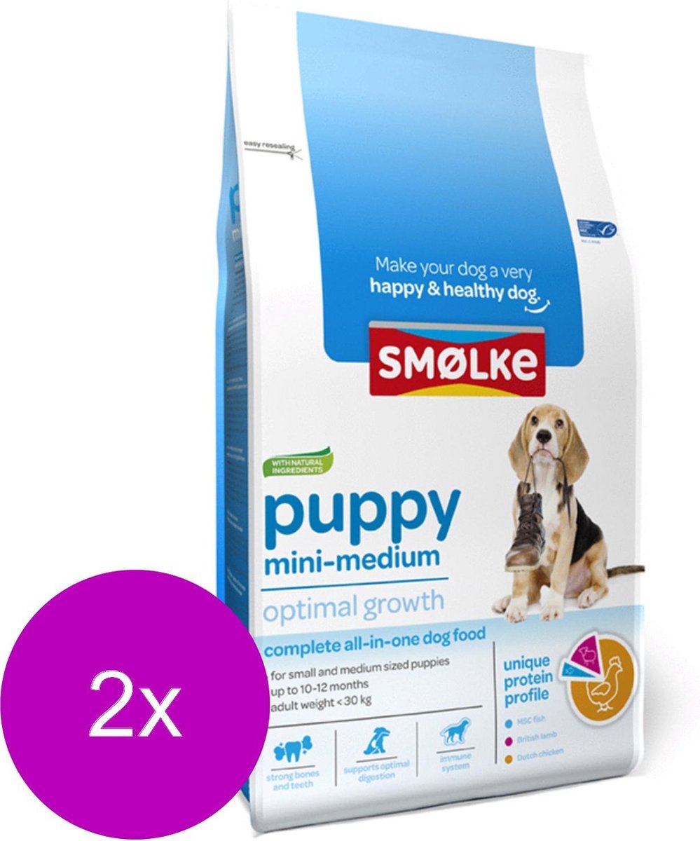 Smolke Puppy Mini-Medium - Hondenvoer - 2 x 3 kg