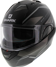 Shark Evo ES Yari Matt Black Anthracite Anthracite  Systeemhelm - Motorhelm - Maat S