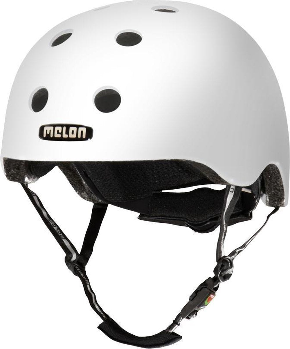 Melon UNI Brightest mat Fietshelm - Maat XL-2XL (58-63cm) - matWit