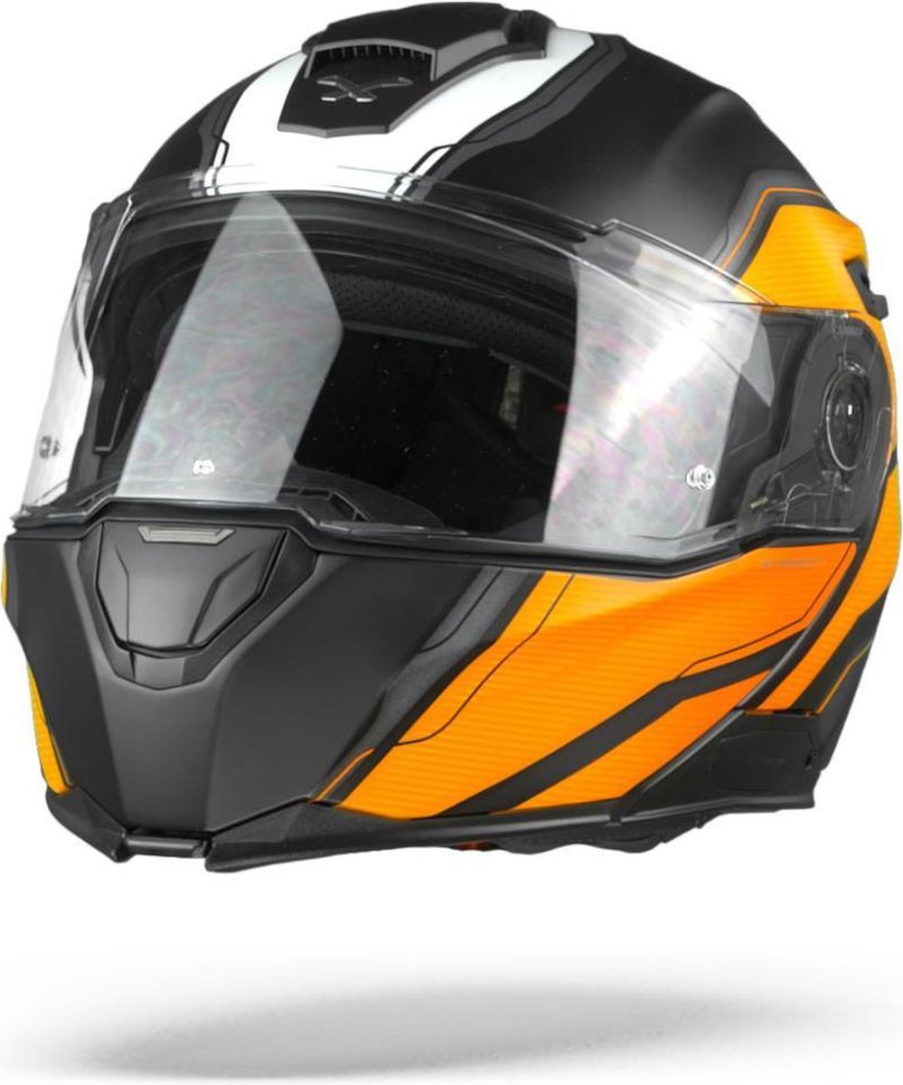 Nexx X.Vilitur Paradox Black Orange Matt  Systeemhelm - Motorhelm - Maat M
