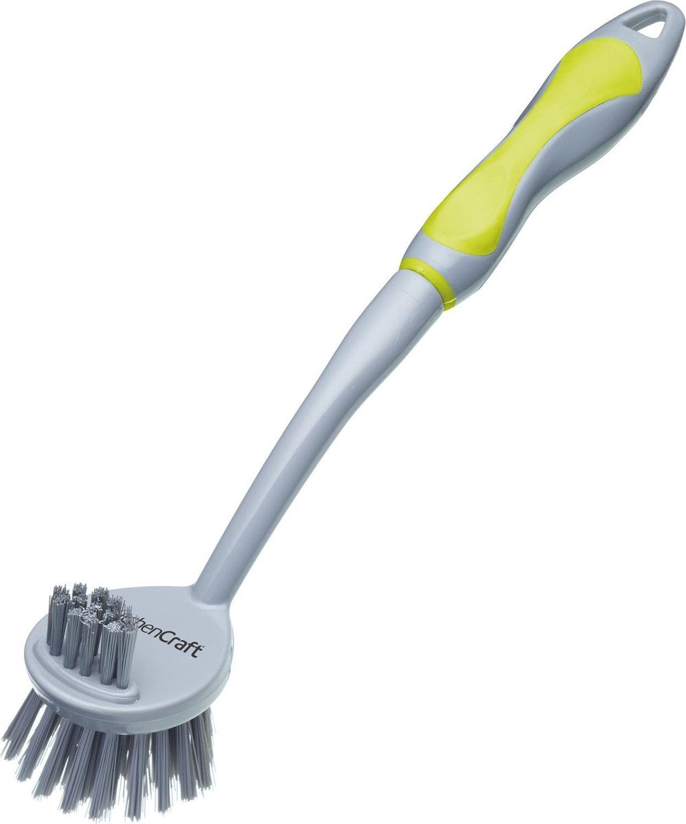 Kitchencraft Afwasborstel Duo 30 Cm Grijs/groen
