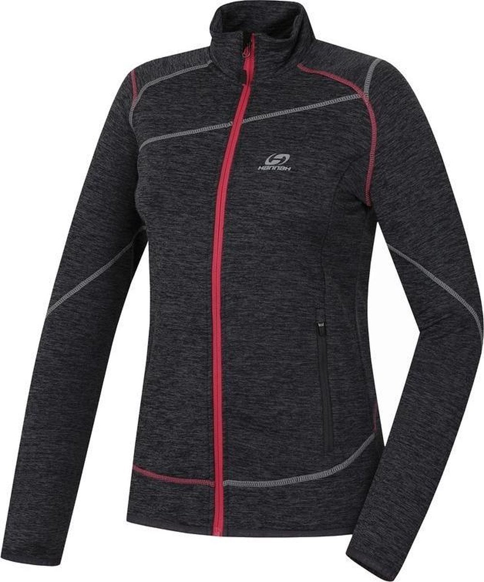 Hannah Vest Diery Dames Polyester/elastaan Grijs/roze Mt 36
