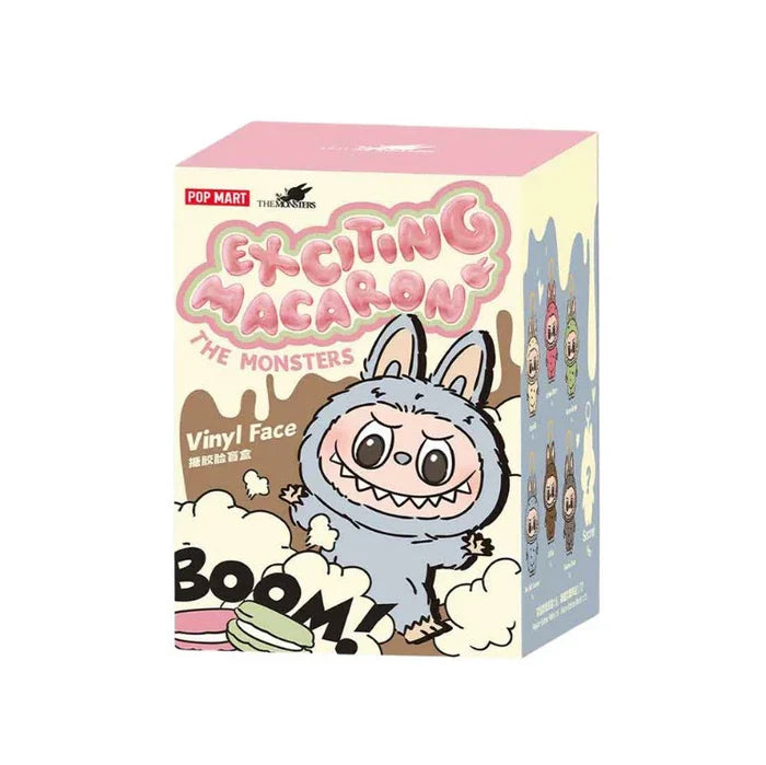 Pop Mart Labubu The Monsters Tasty Macarons Vinyl Face Blind Box FULL BOX 6 stuks