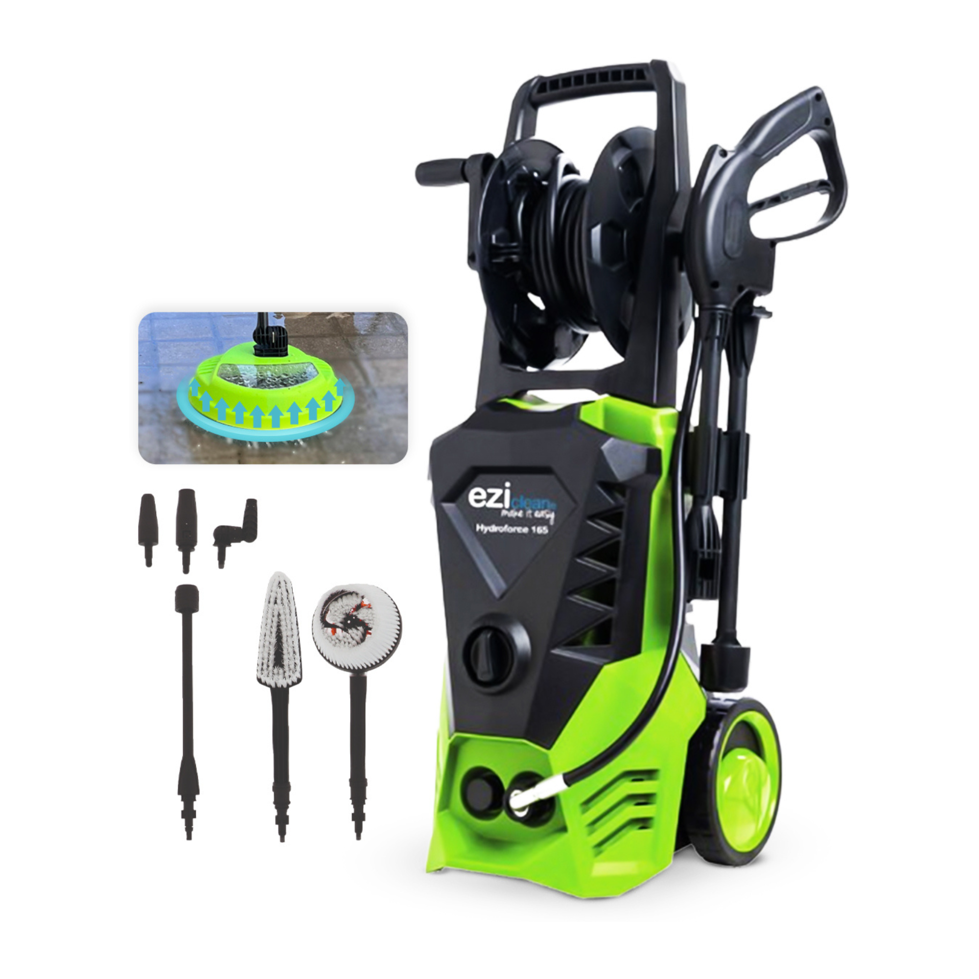 Eziclean® Hydroforce 165 - Krachtige Hogedrukreiniger - Hogedrukreiniger