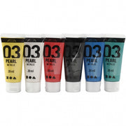 acrylverf metallic 6 stuks 20 ml multicolor