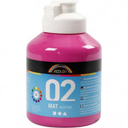acrylverf mat 500ml roze