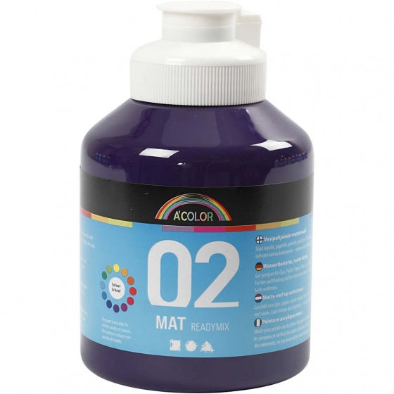 acrylverf mat 500ml violet