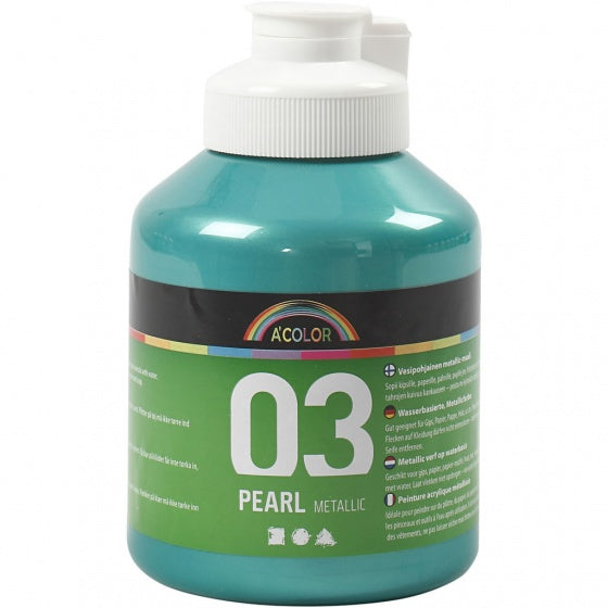 acrylverf metallic 500ml groen