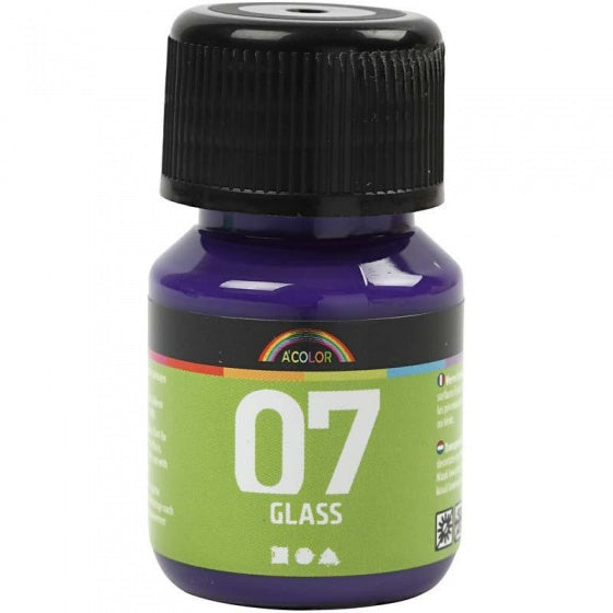 transparante glasverf 30 ml violet