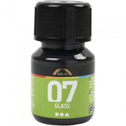 transparante glasverf 30 ml zwart