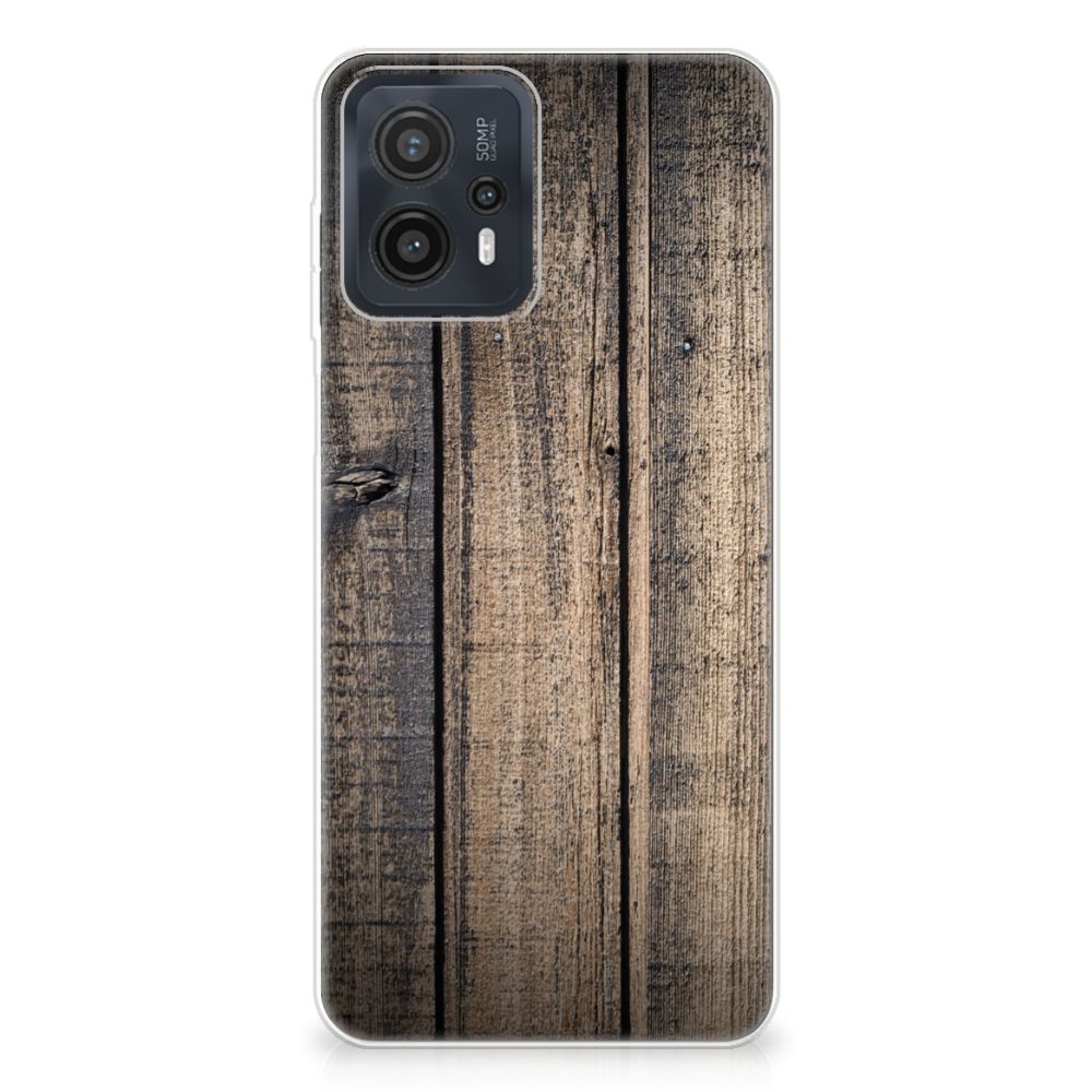 Motorola Moto G23 | G13 | Bumper Hoesje | Steigerhout