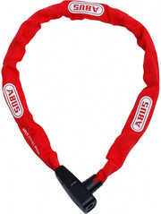 kettingslot City-Chain 85 cm 6 mm staal/textiel rood
