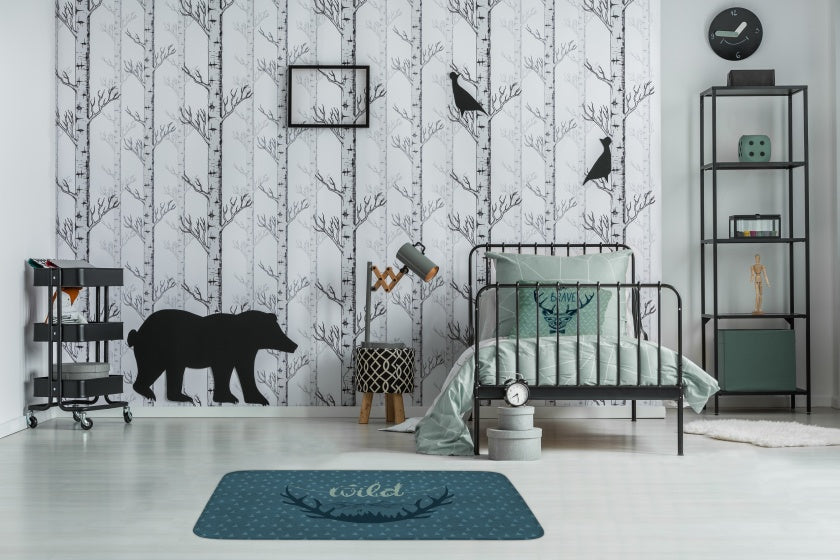 speelkleed Wild Decomat 100 x 150 cm blauw