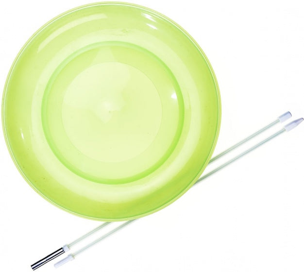balanceerbord met stok geel 23 cm