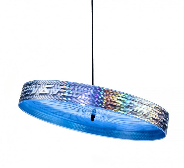 jongleerfrisbee Spin & Fly blauw 23 cm