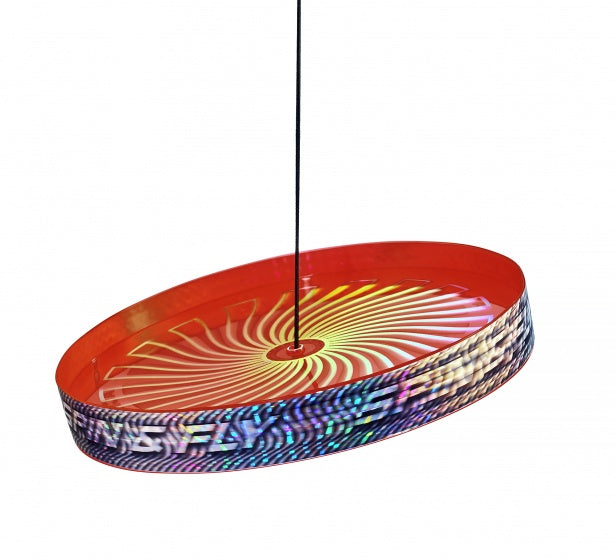 jongleerfrisbee Spin & Fly rood 23 cm