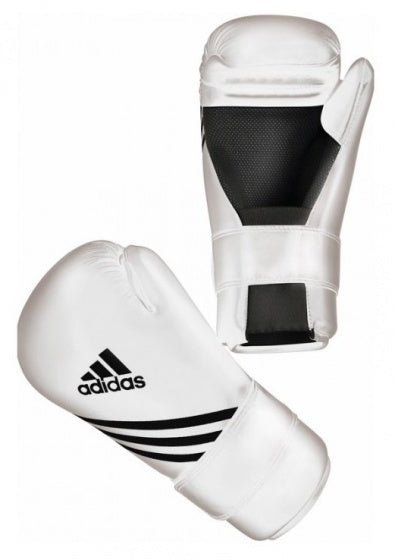 bokshandschoenen Semi Contact wit maat XS