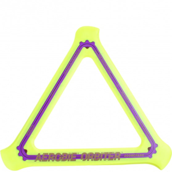 boomerang 29 x 26 cm geel