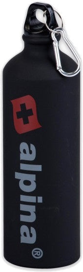 drinkfles 750 ml aluminium zwart
