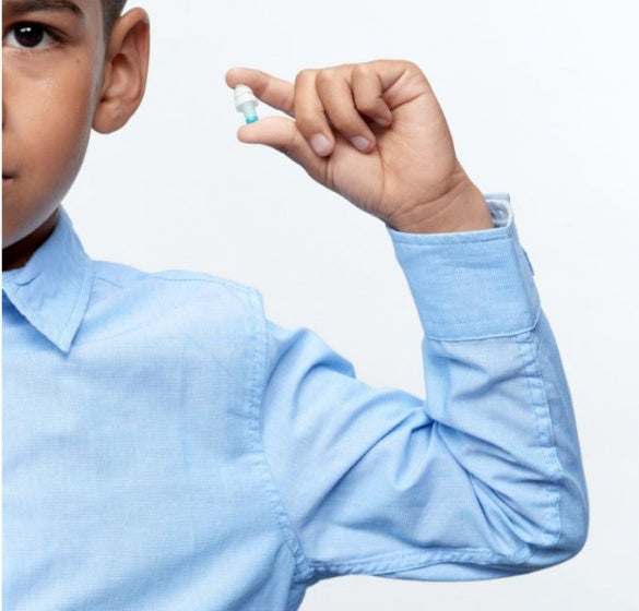 oordoppen junior thermoplast transparant