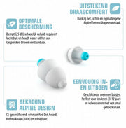 oordoppen junior thermoplast transparant