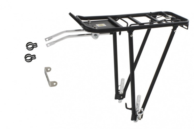Aluminium Bagagedrager Screw-On II A Zwart