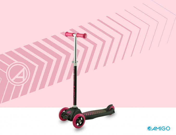 3step Junior Voetrem Zwart/Roze