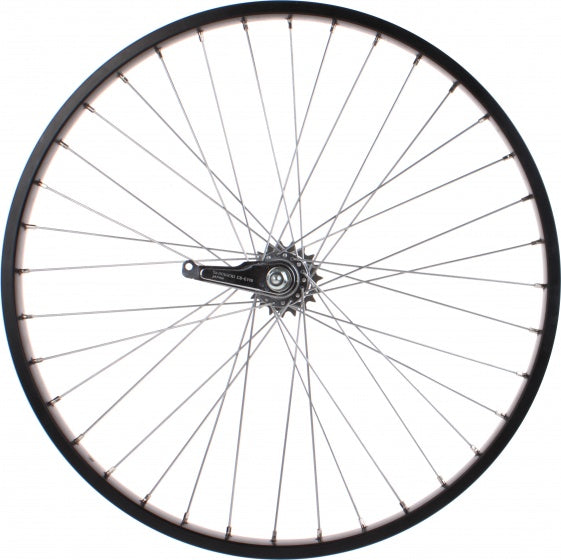 achterwiel 26 inch terugtraprem aluminium 36G zwart