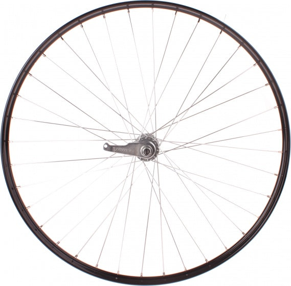 achterwiel 28 x 1 5/8 x 1 3/8 terugtraprem alu 36G zwart