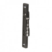 adapter flat mount schijfrem voor 160 mm zwart
