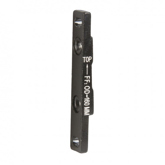 adapter flat mount schijfrem voor 160 mm zwart