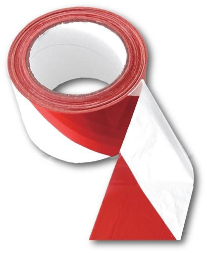 Afzetlint 200 meter rood/wit