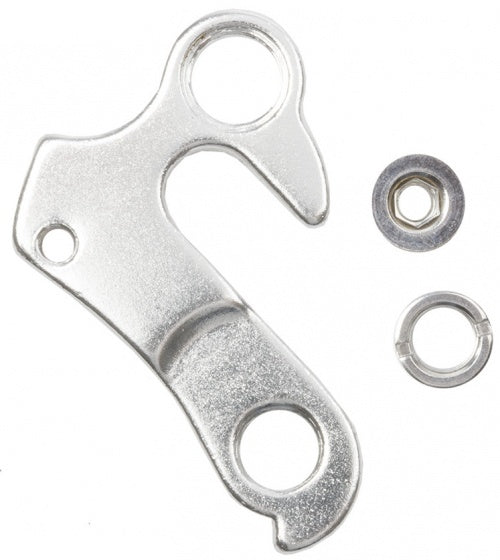 derailleurhanger aluminium 59 mm zilver