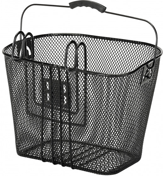 fietsmand voor 13 liter staal zwart