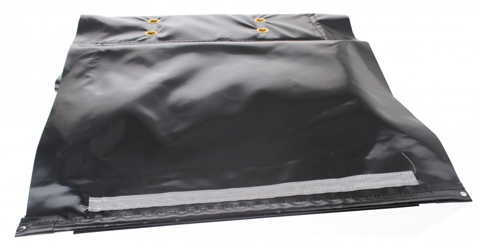 dubbele krantentas 70 L zwart