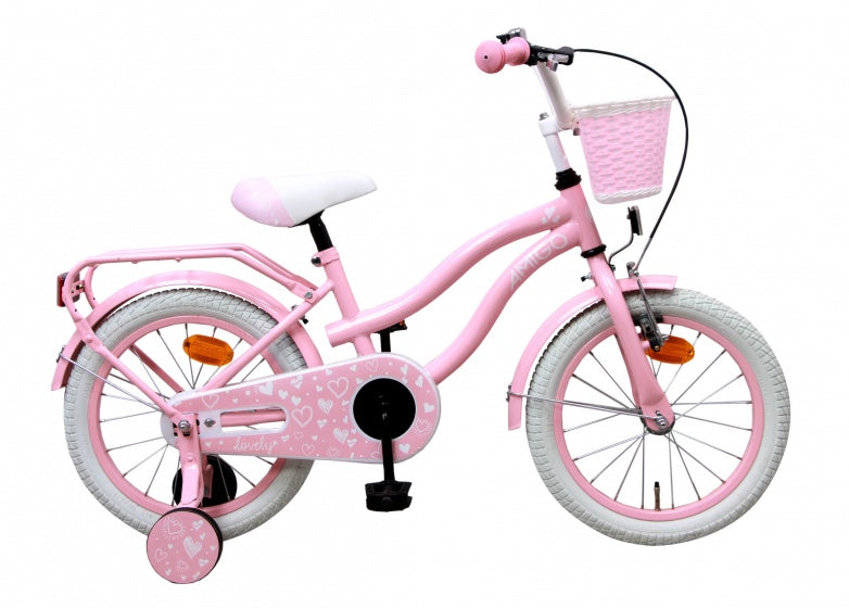 Lovely 16 Inch 26 cm Meisjes Terugtraprem Roze