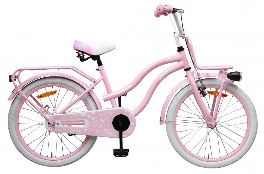 Lovely 20 Inch 33 cm Meisjes Terugtraprem Roze