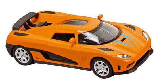 Metalen Sportwagen Momentum: 14 cm Oranje