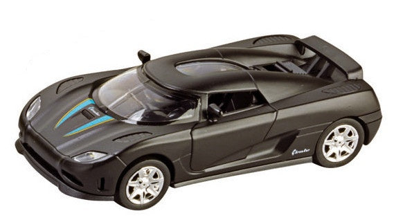 Metalen Sportwagen Momentum: 14 cm Zwart